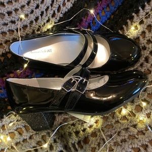 Black Patton Leather Shoes